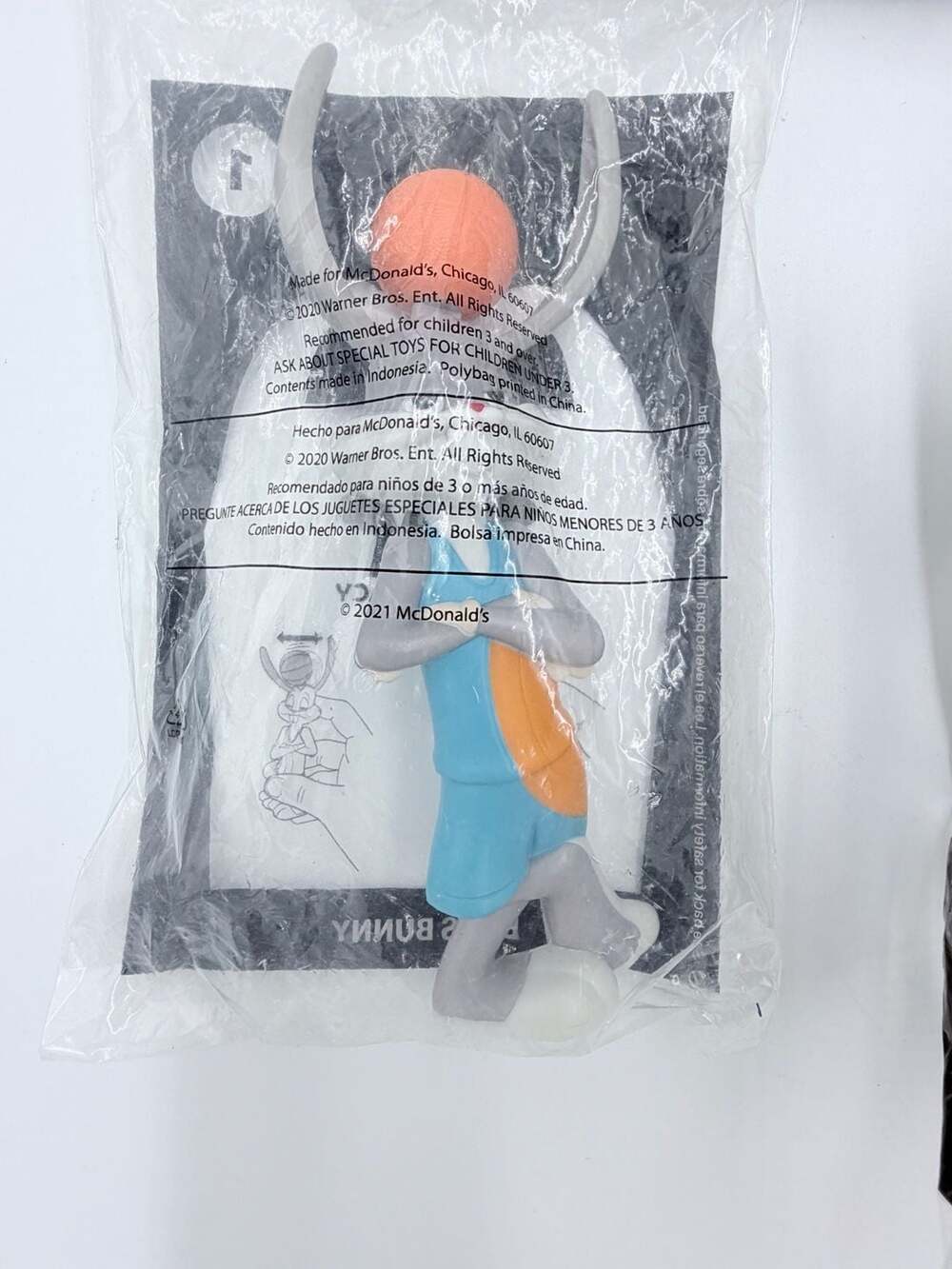 McDonald's Space Jam Bugs Bunny Figure Sealed